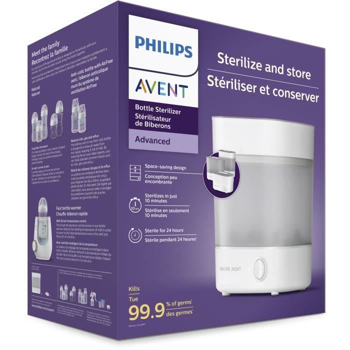 PHILIPS AVENT SCF291 / 00 Electronic 4 in 1 sterilizer + Dish basket - White