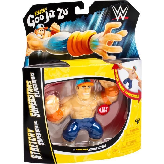 Stretch figure - GOO JIT ZU WWE - John Cena - 11 cm - Elastic texture - Stretchable 3x