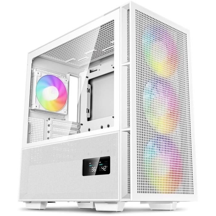 PC case without power supply - DEEPCOOL CH560 DIGITAL (White) - Mid-tower - E-ATX format