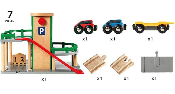 BRIO World - 33204 - Garage Rail / Route