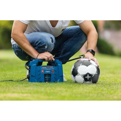 SCHEPPACH Air Force 5 - 1500 W - 8 bars portable compressor (delivered a 600mm compressed air hose, 4 car/bicycle/balloon nozzles)