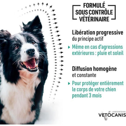 VETOCANIS Pest Control Collar - Medium Dog