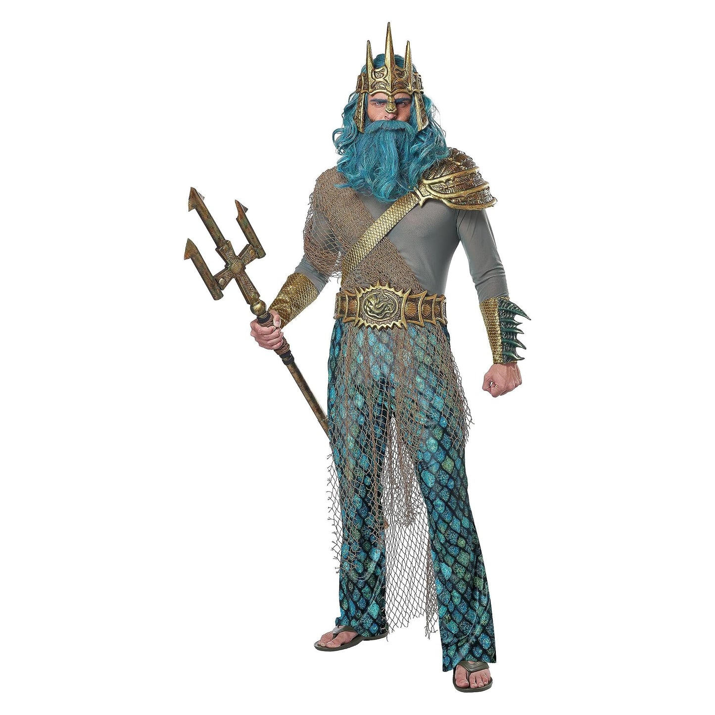 Poseidon/Neptune, God of the Sea Adult Costume | Medium