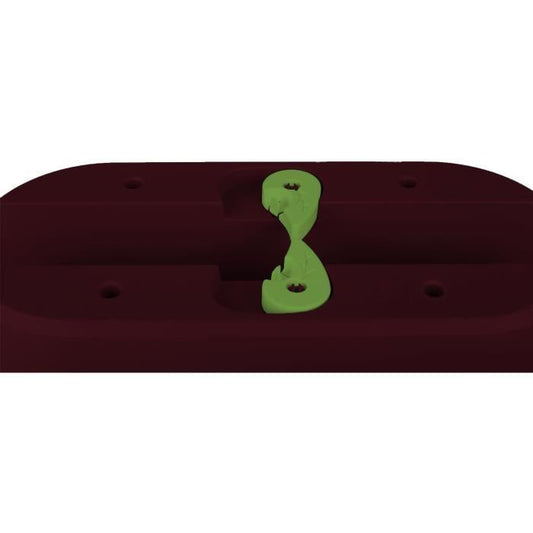 Cavaliere Osaka Jardiniere 19.5 L - EDA - Burgundy red - for Balconies and Railings