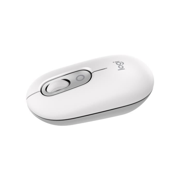 Mouse - Wireless - Logitech - Pop Mouse - Off-white