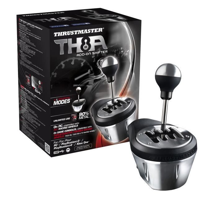 THRUSTMASTER Levier de vitesse TH8A SHIFTER ADD-ON - PC / PS4 / Xbox One