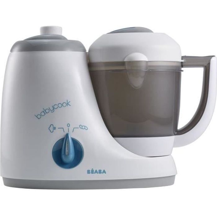 BEABA 4 in 1 Baby Kitchen Robot - Babycook Original Gray / Blue