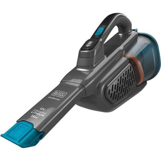 BLACK + DECKER BHHV320B-QW - Hand vacuum cleaner - Dustbuster Lithium 12V - 2 speeds - 25min autonomy - Blue