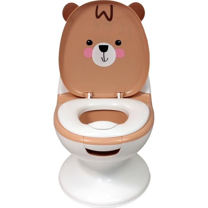 BAMBISOL educational baby potty - Lid and folding seat - Flush lever