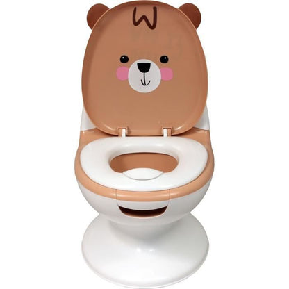BAMBISOL educational baby potty - Lid and folding seat - Flush lever
