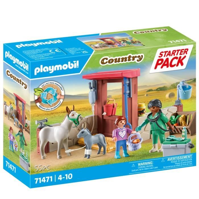 PLAYMOBIL 71471 Veterinarian with farm animals