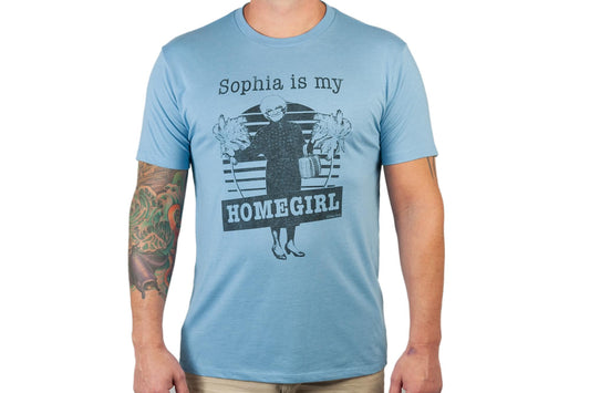 The Golden Girls 'Sophia Is My Homegirl' Men's T-Shirt Light Blue | Large