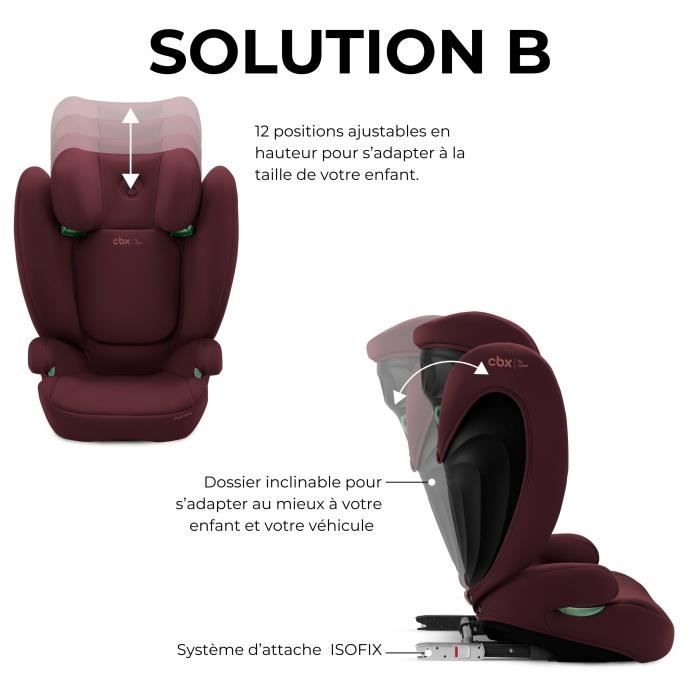 AUTO SEP SOLUTION B I -FIX DYNAMIC RED CYBEX - Group 2/3 - Red