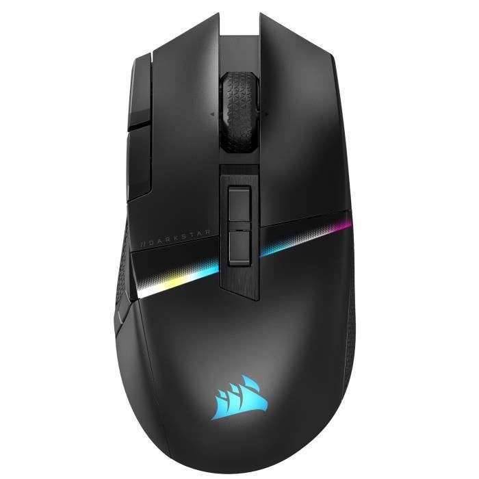 Gaming Mouse - Wireless - CORSAIR - DARKSTAR RGB Wireless - 15 programmable buttons - Optical Sensor - Black - (CH-931A011-EU)