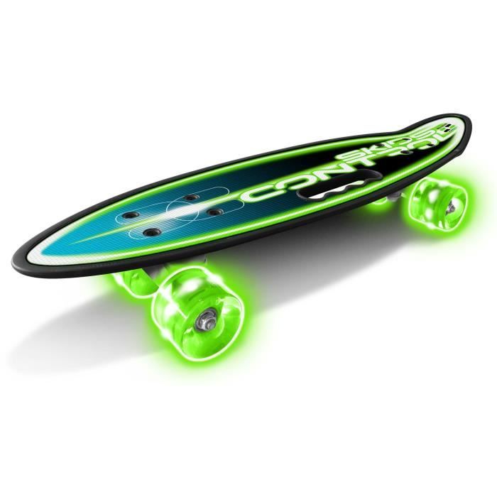 STAMP Skateboard 24 x 7 SKIDS CONTROL with handle and illuminated wheels
