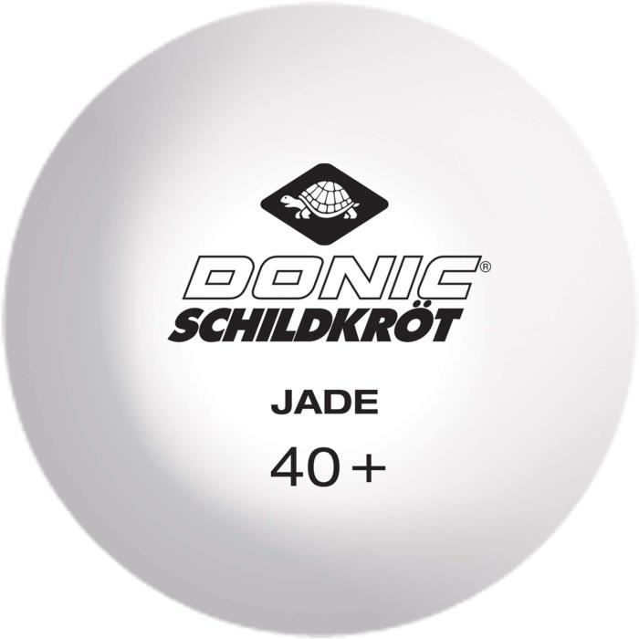 Table tennis balls - SCHILDKRÖT - JADE POLY 40+ - white -144 pcs.