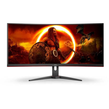 AOC CU34G2XE 34 WQHD Curved PC Monitor VA Panel 144Hz 1ms 1 HDMI 1DP Adaptive Sync Black