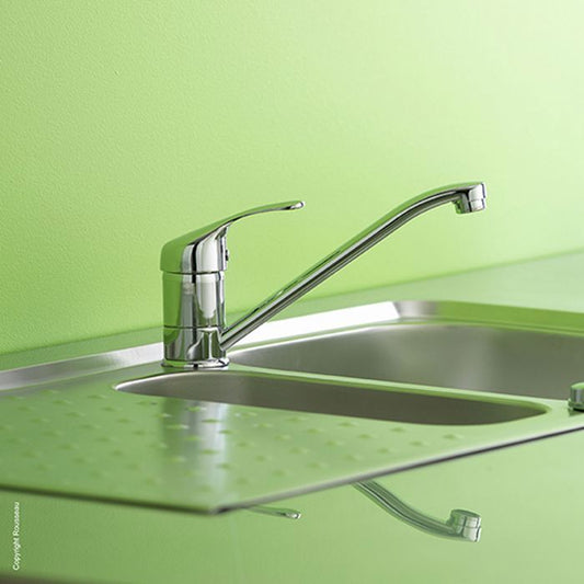 ROUSSEAU Kitchen mixer tap Raeva - Without hand shower - Chrome - NF