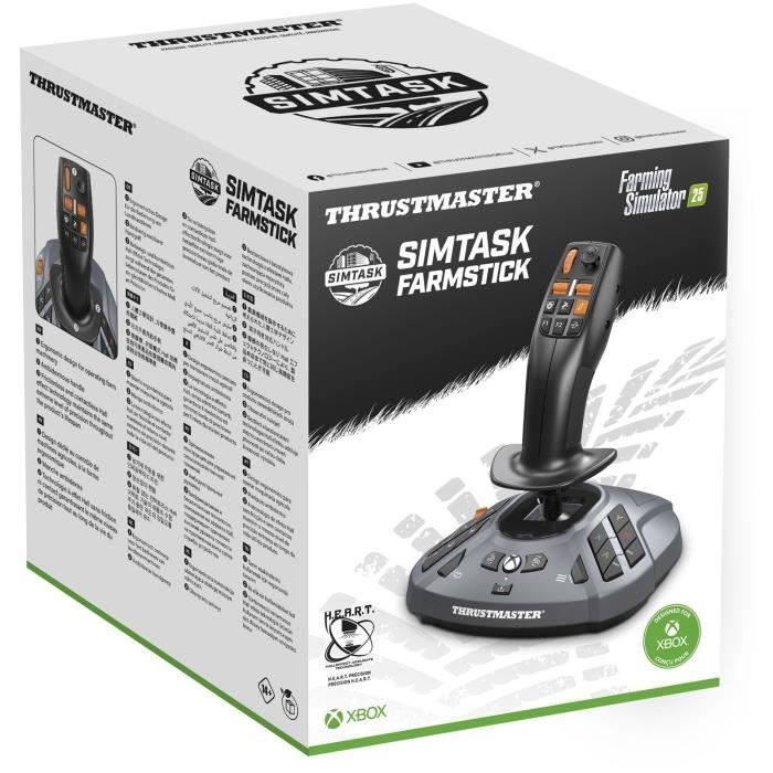 SimTask FarmStick XBOX Joystick - THRUSMASTER - Gray and black