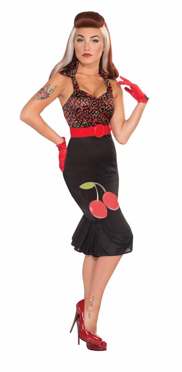 Retro Pin Up Girl Cherry Anne Costume Dress Adult X-Small/Small