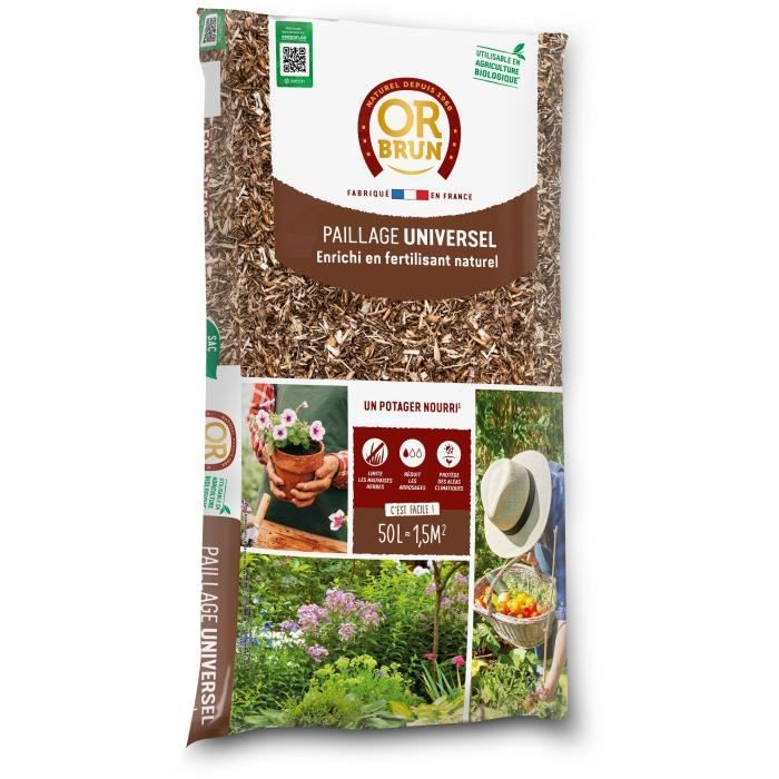 Universal mulch - BROWN GOLD - OBRPFUNI50N - 50 L