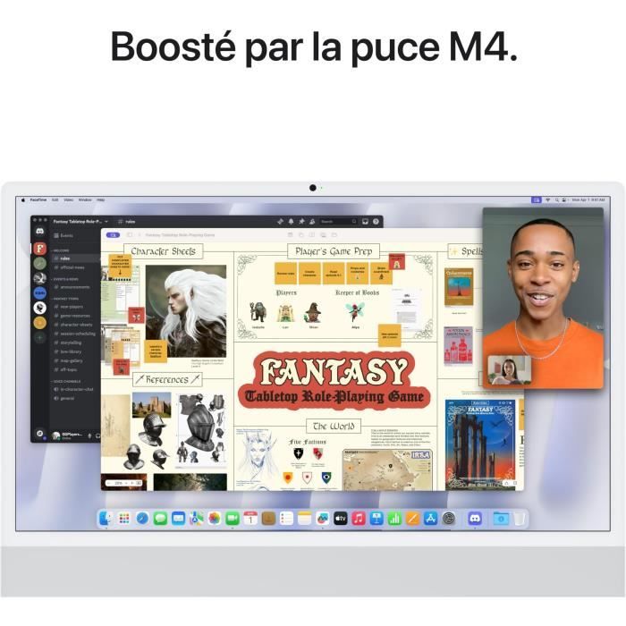 Apple iMac 24 4.5K Retina Display Nano-Textured Glass 256GB SSD 16GB RAM M4 Chip 10-Core CPU 10-Core GPU Silver (2024)