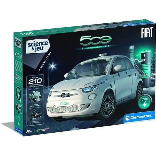Clementoni - Fiat 500 electric construction set - Application available - Made in Italy