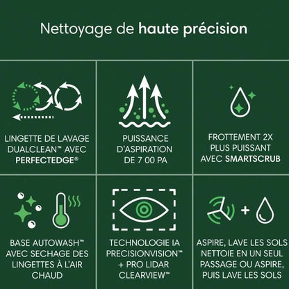 iRobot Roomba Plus 505 Combo + AutoWash - Multifunction Base - Wash and dry with warm air of the wipes - PrecisionVision IA