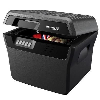 MASTER LOCK Safety Case / Safe - Fireproof and Waterproof - Electronic Combination - 18.5L