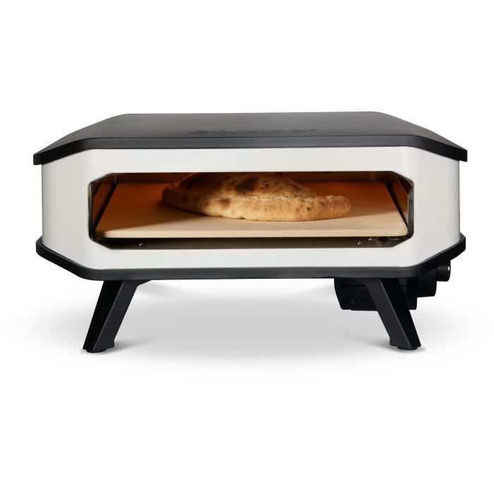 Electric pizza oven - COZZE - 2200 W - 60.5 x 60.5 x 30.5 cm - Black / White