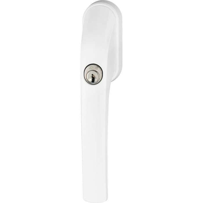 Handle - ABUS - FG300 W CL/DFNLI - Double protection for plastic or aluminium windows - Tested according to DIN 18267 standard