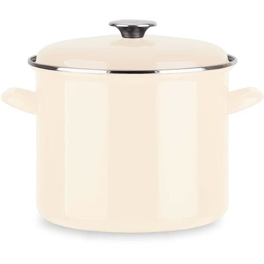 Caterer - BAUMALU - All hobs including induction - Enamel 26 x 20 cm - Ivory color