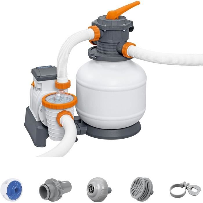 Bestway sand filter 8 327 l/h + pre -filter - white