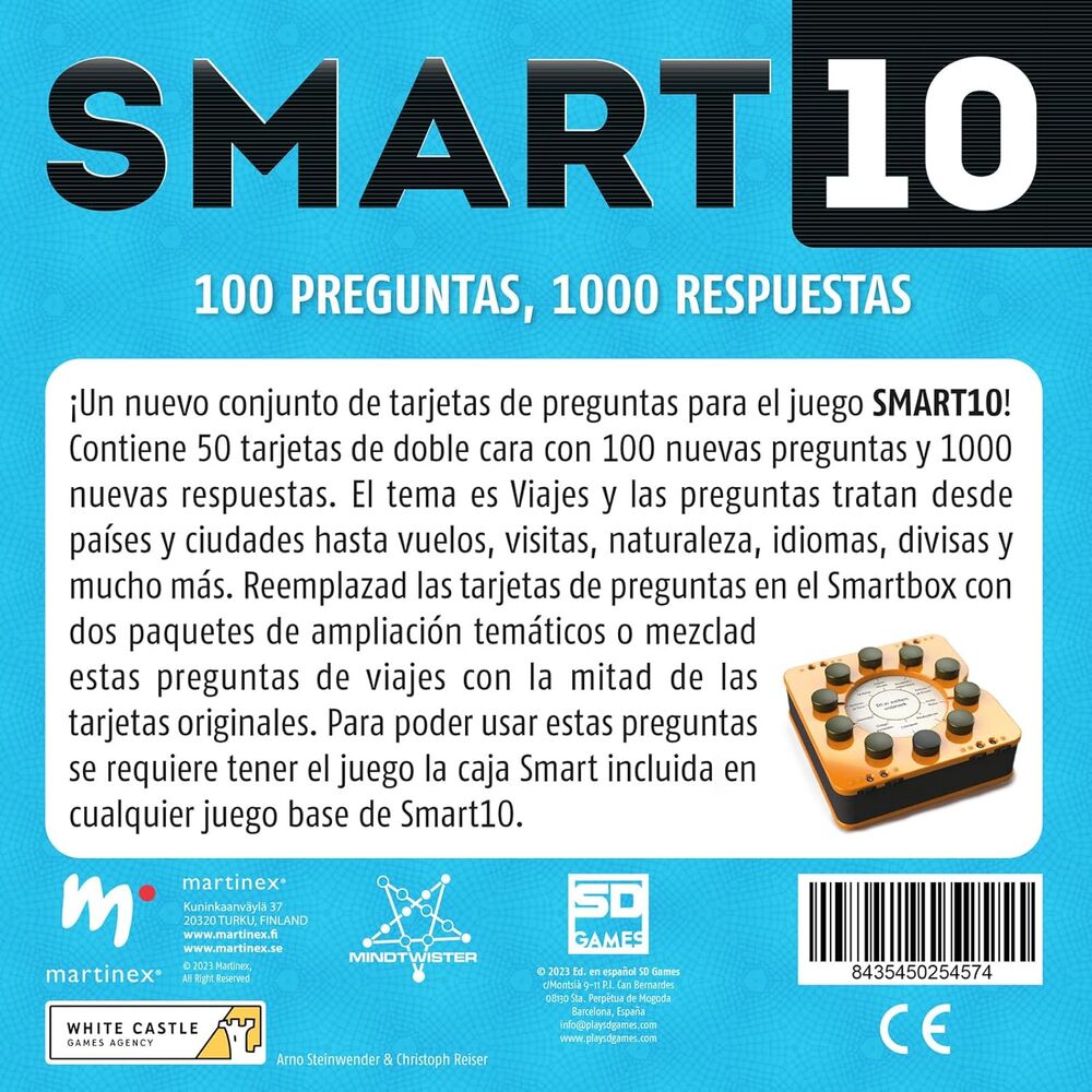 Spanish Smart 10 Game Expansion Travel