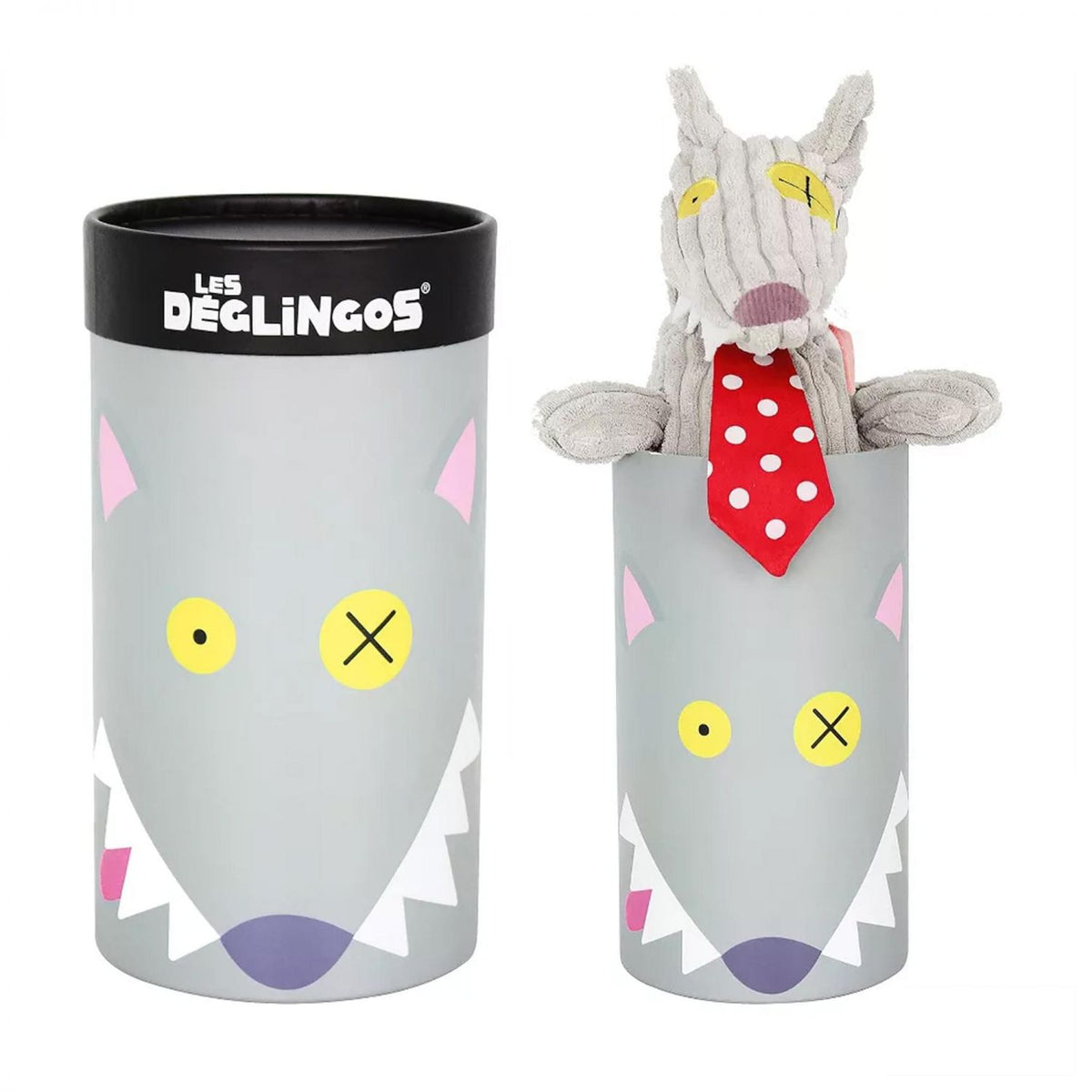 Les Deglingos Big Simply Plush | Bigbos the Wolf