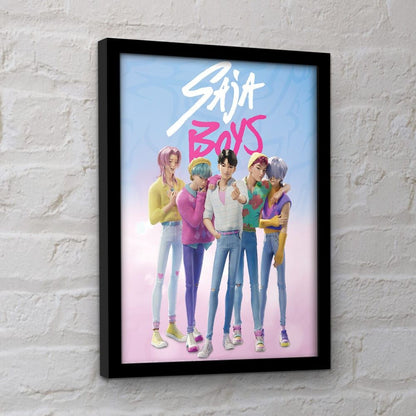 KPop Demon Hunters Saja Boys Framed print