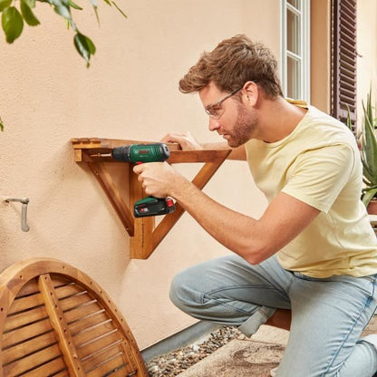 EasyDrill 18V-40 (2x 1.5Ah) + AL18V-20 drill driver in carrying case