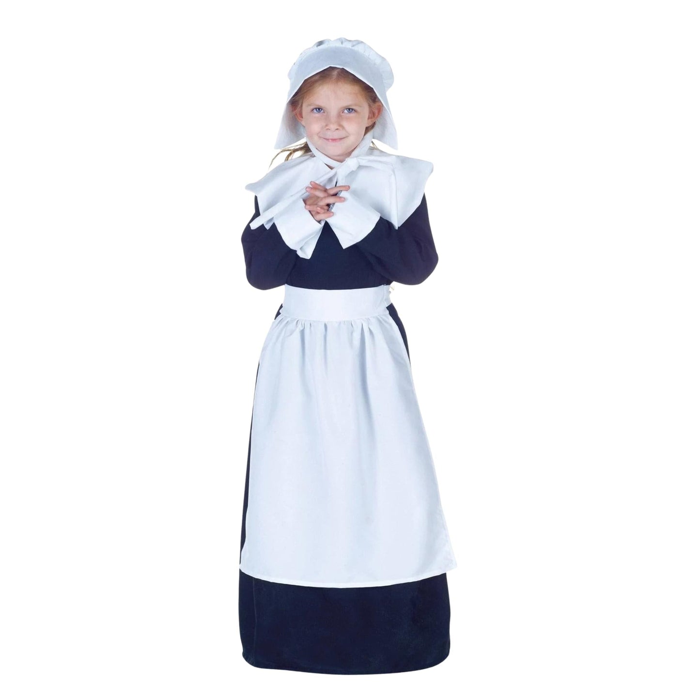 Pilgrim Girl Child Costume: Large