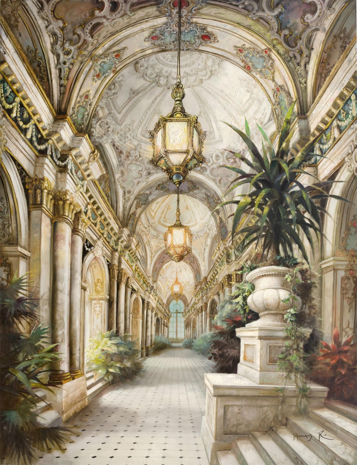 Palace Interior Giclee  GCL08
