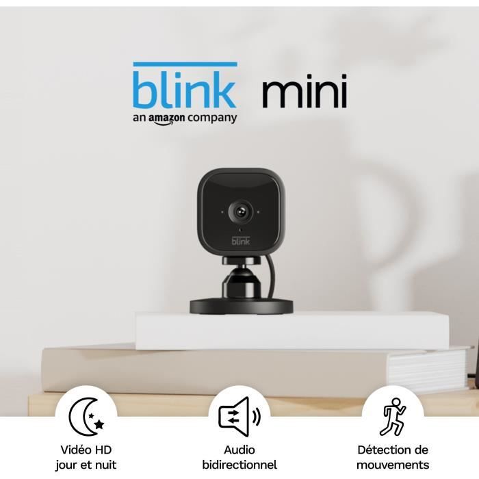 Surveillance Camera - BLINK HOME SECURITY - Mini 2-Cam - HD 1080p - Night Vision - Motion Detection