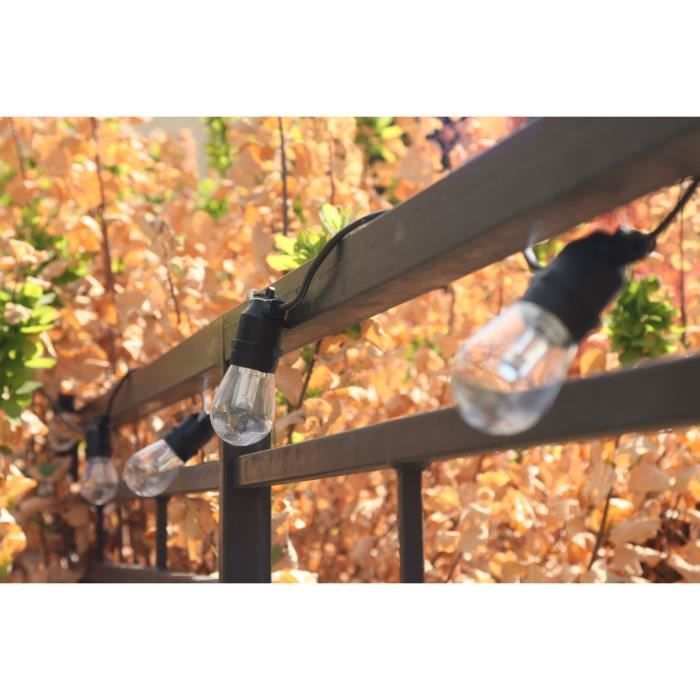 Solar garland - Rio Color - 5 m - Black