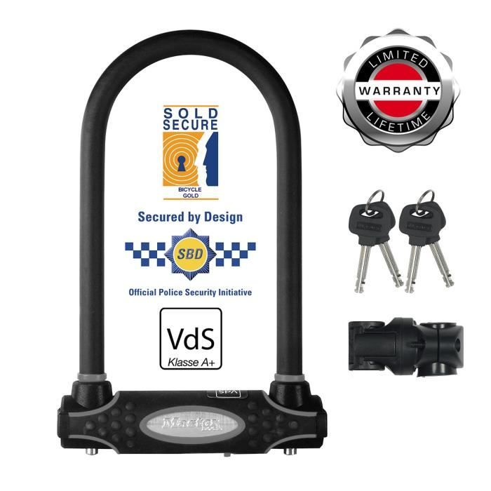 MASTER LOCK Bicycle Lock U - Key - Bikes, Electric Bikes, MTB
