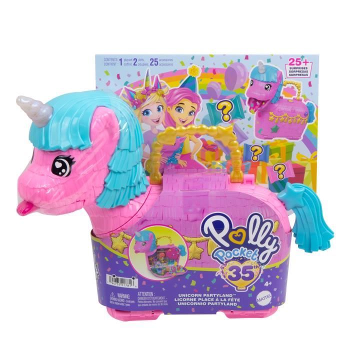 Polly Pocket - Unicorn Party - Box with 2 mini-figures HYD96
