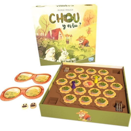 Chou, are you there - Asmodee - Simple observation and strategy game - Ages 6 and up