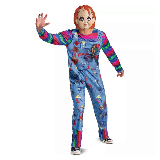 Childs Play Chucky Deluxe Adult Costume | X-Large (42-46)