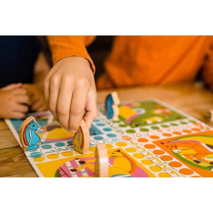 Board game - NATHAN - Ludo game - Great classic, original illustrations