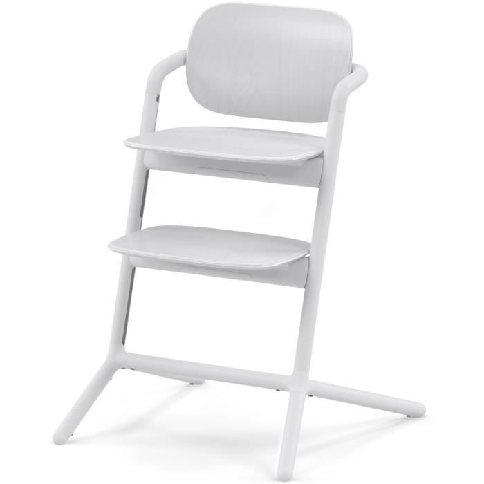 CYBEX - High chair - 3 in 1 pack - LEMO 2 - White - Adjustable in height and depth - Baby set included