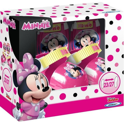 DISNEY MINNIE Set roller skates + elbow pads + knee pads