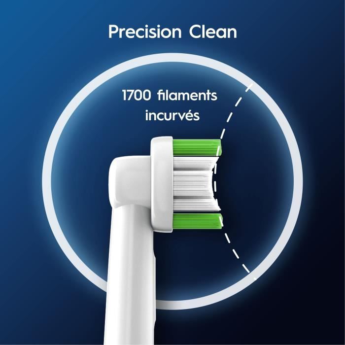 ORAL-B brush head - Precision Clean - for electric toothbrush - pack of 6