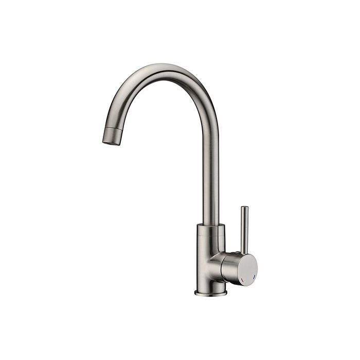 Rousseau Kitchen mixer Køben - Without shower - stainless steel gray